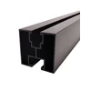 Profilo in alluminio 40*40 Vite esagonale L:2200mm anodizzato nero