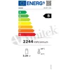 Prosta Cukrászda Kirakat, kapacitás 670l, fehér, bársony 1540, Amitek 1140034