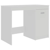 Psací stůl Lumarko, bílý, 140x50x76 cm, dřevotříska