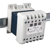 PTM single phase transformer 120 230/ 24V IP21 to the DIN rail TH-35 in the housing