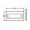 Pulsante WC Viega Visign For Style 12 bianco 596743