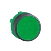 Push-button drive, self-returning indoor green ZB5AA3