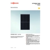PV-modul (fotovoltaisk panel) Viessmann VITOVOLT_M375AG 375W Sort ramme