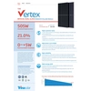 PV-moodul (fotopaneel) 495 W Vertex bifacial topeltklaasist hõbedane raam Trina Solar 495W