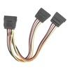 Qoltec Cable SATA splitter female | 2xfemale | 0.5m
