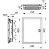 Quadro da incasso RPDM 2x14 porta metallica N+PE (28) "IDEAline"