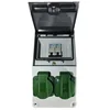 Quadro elettrico in plastica dotato di prese schuko monofase 2 16A 210x110x112mm IP44 organizzazione del sito senza connessioni (senza fili)