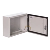 Quadro metallico ermetico RH-431 400X300X150 IP65, piastra di montaggio inclusa.