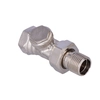 Radiator shut-off valve, Regutec DN15(1/2), simple, nickel plated