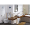 RAPID SL süvistatav raam 5w1 klapiga WC jaoks AV1 6 //9l, paigalduskõrgus 1,13m, Skate Cosmopolitani plaadiga, Fresh süsteemiga, sulgudega ja