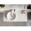 Ravak Chrome flush-mounted washbasin faucet
