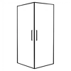 Rea Abra Black Mat dušo kabina 90x90 be dušo padėklo - papildomai 5% NUOLAIDA kodui REA5