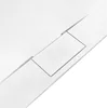 Rea Basalt Lang hvid rektangulær brusebakke 80x120- Yderligere 5% rabat med kode REA5