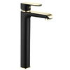Rea Boom Black/Gold High washbasin faucet - Additionally 5% DISCOUNT with code REA5