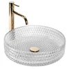 Rea Cristal countertop washbasin 39 transparent - Additionally 5% discount with code REA5