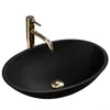 Rea Della black matt countertop washbasin - Additionally 5% discount with code REA5