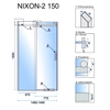 Rea dušo durys Nixon-2 150 liko - papildoma 5% NUOLAIDA su kodu REA5