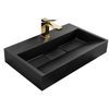 Rea Goya countertop conglomerate washbasin 60 black mat - ADDITIONALLY 5% DISCOUNT FOR CODE REA5