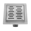 Rea Line point drain brushed nickel 12x12cm- Additionally 5% discount with code REA5