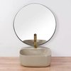 Rea Luiza Gray Matt countertop washbasin - Additionally 5% discount with code REA5