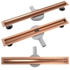 Rea Neo Slim Pro Linear Drain, βουρτσισμένος χαλκός 70 cm- Επιπλέον 5% έκπτωση με κωδικό REA5