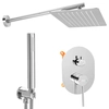 Rea Oval Chrome+Eco Box Shower Set - Additionally 5% discount with code REA5