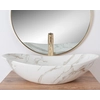 Rea Royal countertop washbasin 60 Shiny Aiax Marble - additional 5% discount with code REA5