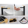 Rea Smart black gold washbasin faucet - Additionally 5% discount with code REA5