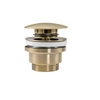 Rea universal click-clack stopper, brushed gold (S)