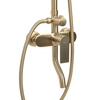 Rea Verso brushed gold shower set - Additionally 5% discount with code REA5