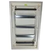 Recessed electrical panel 36+6 metal door modules 3 rows at 850º C IP40