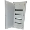 Recessed electrical panel 48+8 ST modules 4 rows with metal door IP40