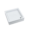 Receveur de douche acrylique Stabilsound 80x80x26 / /12 cm carré Grawello