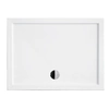 Receveur de douche rectangulaire Besco Alpina Slimline 100 x 80 cm avec boîtier - 5% REMISE supplémentaire avec le code BESCO5