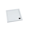 Receveur de douche standard en acrylique 80x80x5 / /3 cm carré Caspar