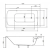 Rechteckige Badewanne Besco Talia 120x70 - ZUSÄTZLICHER 5% RABATT AUF CODE BESCO5