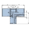 Reduzier-T-Stück 50x25x50 Netzteil PN10 Tigris K1