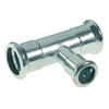 Reduzierende T-Presse 28 X 22 X 28 KAN-therm Stahlsprinkler