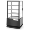 Refrigerated Display Case For Sandwiches Drinks Column 68l Black Hendi 233238