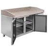 Refrigerated Pizza Table with Granite Top 140x70 R290