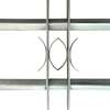 Regulowane kratki ochronne okienne z 2 poprzeczkami 1000-1500 mm
