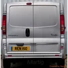 Renault TRAFIC - Bandes CHROMÉES, Couvercle de Porte, Coffre