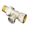Return valve RLV-S 15 simple for individual shut-off of the radiator during operation or renovation