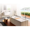 Riho Still Square LED акрилна вана за вграждане 170 x 75 cm + сифон