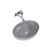 Rika håndvask keram.Elita bordplade 52X40cm grå mat
