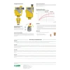 ROBOCAL - automātisks gaisa atgaisošanas vārsts ar slēgvārstu - horizontāla izplūde 3/8''x1/2''