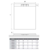 Roltechnik Prestol rectangular shower tray 120 x 80 cm