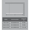 Roltechnik Walk In G parete doccia - 100 cm