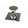 Roof plate with umbrella DN 60 single-wall condensing for condensing / Turbo boilers