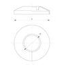 ROSETTA FI 15 mm PER TUBI RAME CU 2szt CROMO